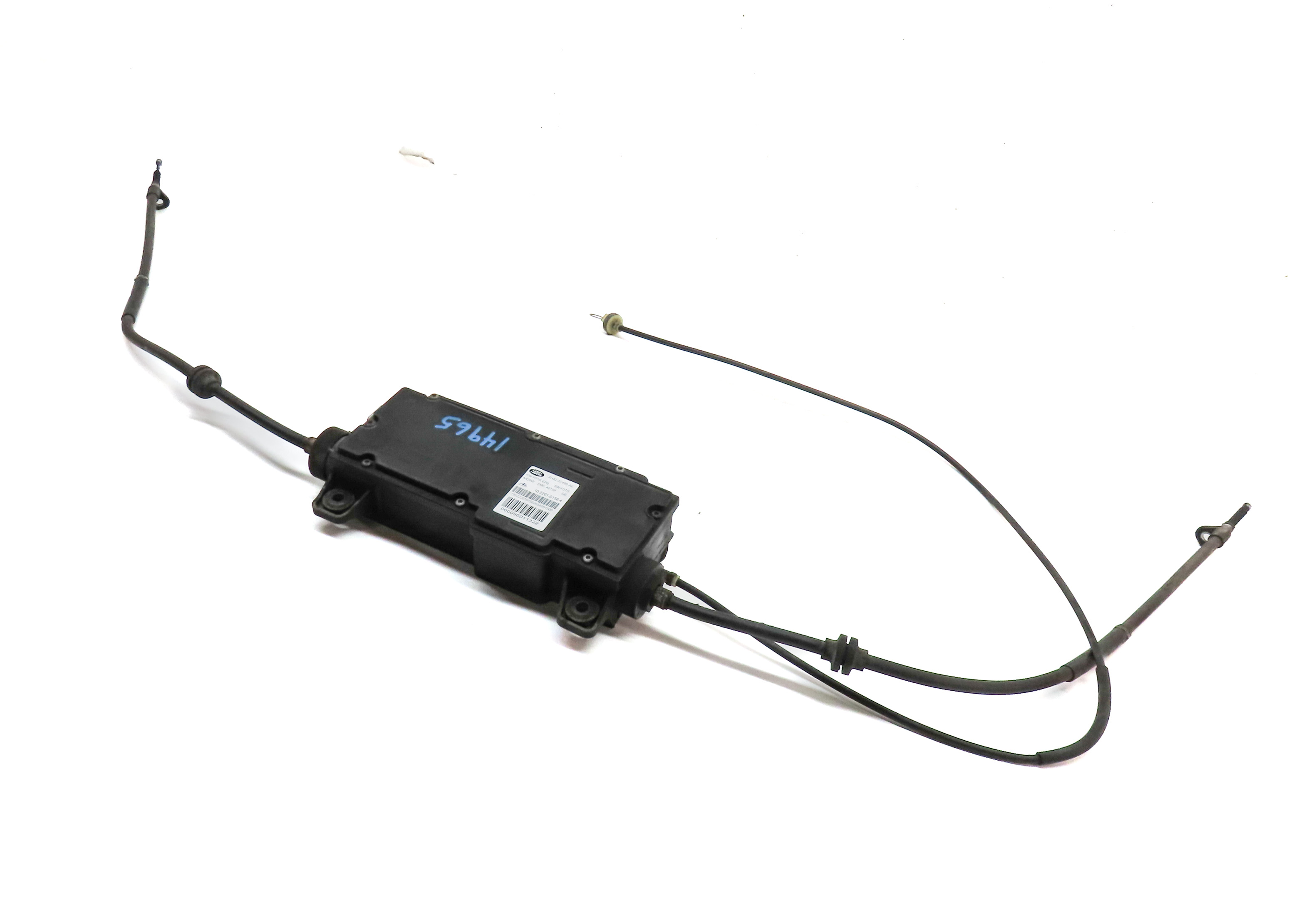 2010 RANGE ROVER (L322) EMERGENCY HILL PARKING E-BRAKE ACTUATOR w/ CABLES — exact item pictured